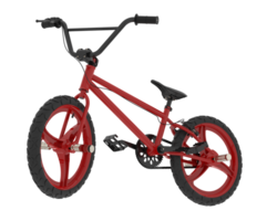 Small bike isolated on background. 3d rendering - illustration png