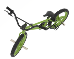 små cykel isolerat på bakgrund. 3d tolkning - illustration png