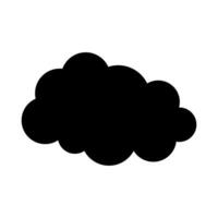 Toy cloud icon vector. Baby clouds illustration sign. Cloud symbol or logo. vector