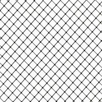 Illustration of a black fishing or football net.Checkered wavy background in doodle style. vector