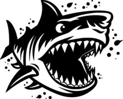 tiburón - alto calidad vector logo - vector ilustración ideal para camiseta gráfico