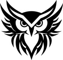 Owl - Minimalist and Flat Logo - Vector illustration