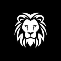 Lion, Minimalist and Simple Silhouette - Vector illustration