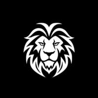 Lion - Minimalist and Flat Logo - Vector illustration