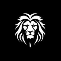 Lion, Black and White Vector illustration