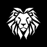 Lion, Minimalist and Simple Silhouette - Vector illustration