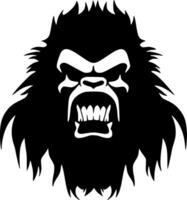 Bigfoot, Minimalist and Simple Silhouette - Vector illustration