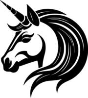 Unicorn, Minimalist and Simple Silhouette - Vector illustration