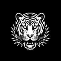 tigre, minimalista y sencillo silueta - vector ilustración