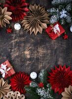 escandinavo estilo Navidad papel decoración foto