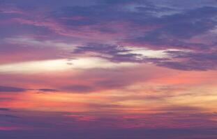 Sunset sky background photo