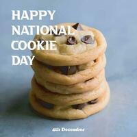 National cookie day event poster design. banner, poster, greeting, card, event, tradition, graphic, design vector