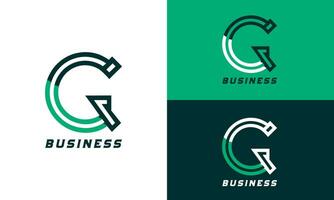 AI generated Best business logo design, company brand logo design, letter logo vector