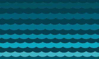 sea wavy background with sharp corners horizontal vector blue