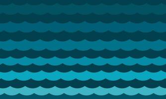 sea wavy background with sharp corners horizontal vector blue