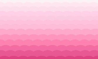 pink delicate romantic wavy vector background made of simple shapes