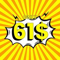 Dollar price tag icon perfect promotional design solution Price 1-100 dollars, ideal for your promotional projects. create creatives with our exclusive icons. increase the attractiveness of your ads vector
