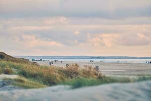 Jammerbugt in the evening at northern Denmark photo