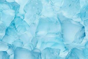 AI generated Glacial blue iceberg texture background photo