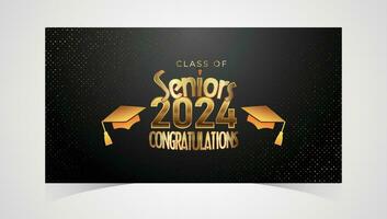 Class Of 2024 Vector Art, Icons, and Graphics for Free Download