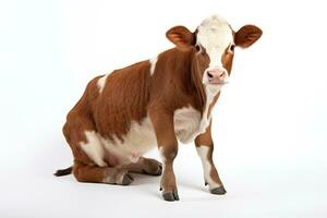 AI generated Countryside cow clipart photo