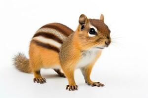 AI generated Cute chipmunk clipart photo