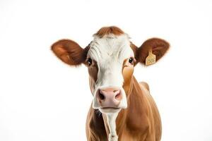 AI generated Countryside cow clipart photo