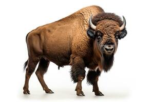 AI generated Realistic bison clipart photo