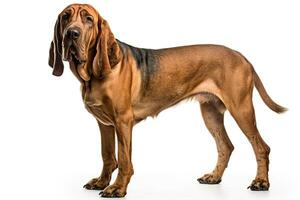 AI generated Realistic bloodhound clipart photo