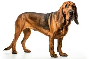 AI generated Realistic bloodhound clipart photo