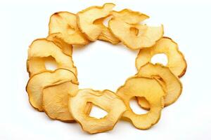 AI generated Dried apple rings clipart photo