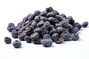 AI generated Dried blueberries clipart photo