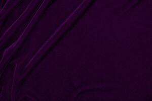Purple velvet fabric texture used as background. Empty purple fabric background of soft and smooth textile material. There is space for text.. photo
