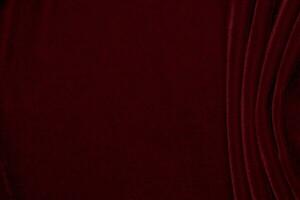 red velvet fabric texture used as background. Empty red fabric background of soft and smooth textile material. There is space for text... photo