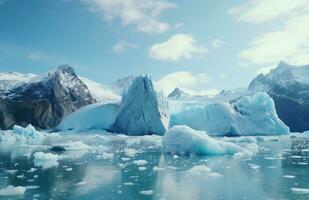 ai generado glaciares agua valores foto