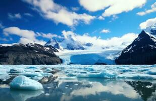 ai generado glaciares agua valores foto