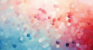 AI generated colorful and light pink and blue confetti photo