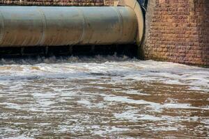 A small hydroelectric power plant in the city of Nitra in Slovakia. photo