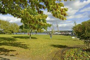 Alexandria, VA, USA 2023. Founders Park in Old Town Alexandria VA photo