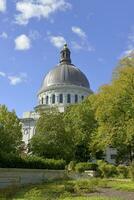 Naval College, Annapolis, MD, USA 2023. United States Naval Academy campus Chapel at Annapolis MD photo