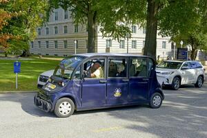 Naval College, Annapolis, MD, USA 2023. Visitor transport on campus at the United States Naval Academy at Annapolis MD photo