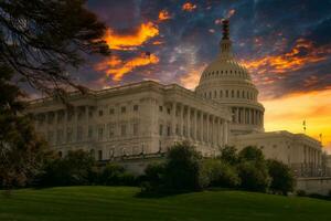 Washington DC, USA, 2023. The Capitol building in the heart of Washington DC photo