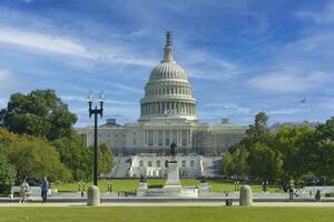 Washington DC, USA, 2023. The Capital building in the heart of Washington DC photo