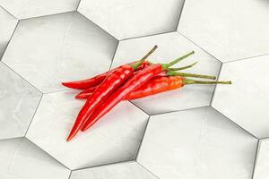 Hot and spicy chili pepper photo