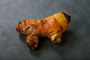 Fresh curcuma root for cooking photo