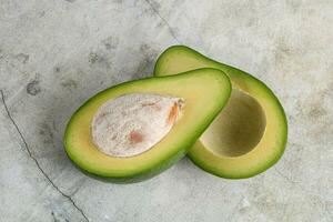 Ripe raw exotic avocado fruit photo