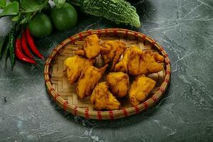 Indian cuisine - paneer pakora cheese photo