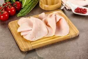 Turkey ham Campana few slices photo