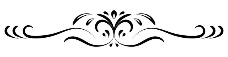 Border vector element with vintage style. Decorative ornament design for page, frame, template, paper, card, certificate.