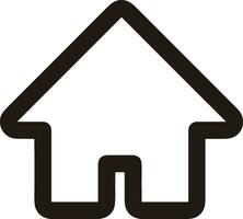 Home homepage icon symbol vector image. Illustration of the house real estate graphic property design image